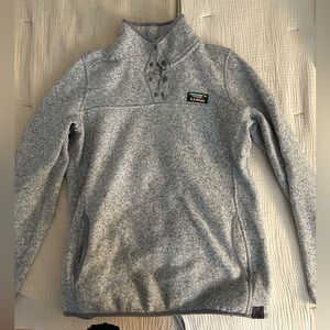 LL Bean Grey pullover size S